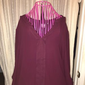 Maroon blouse
